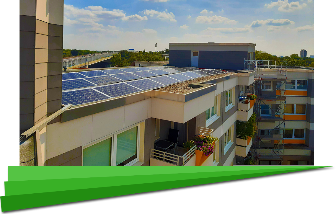 Installation & Betrieb der Solaranlage zur Gemeinschaftlichen Gebäudeversorgung